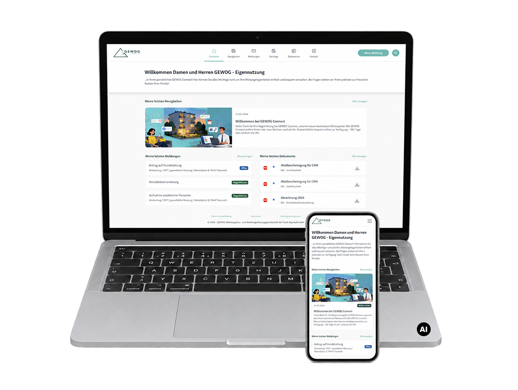 GEWOG Connect – Mieterportal