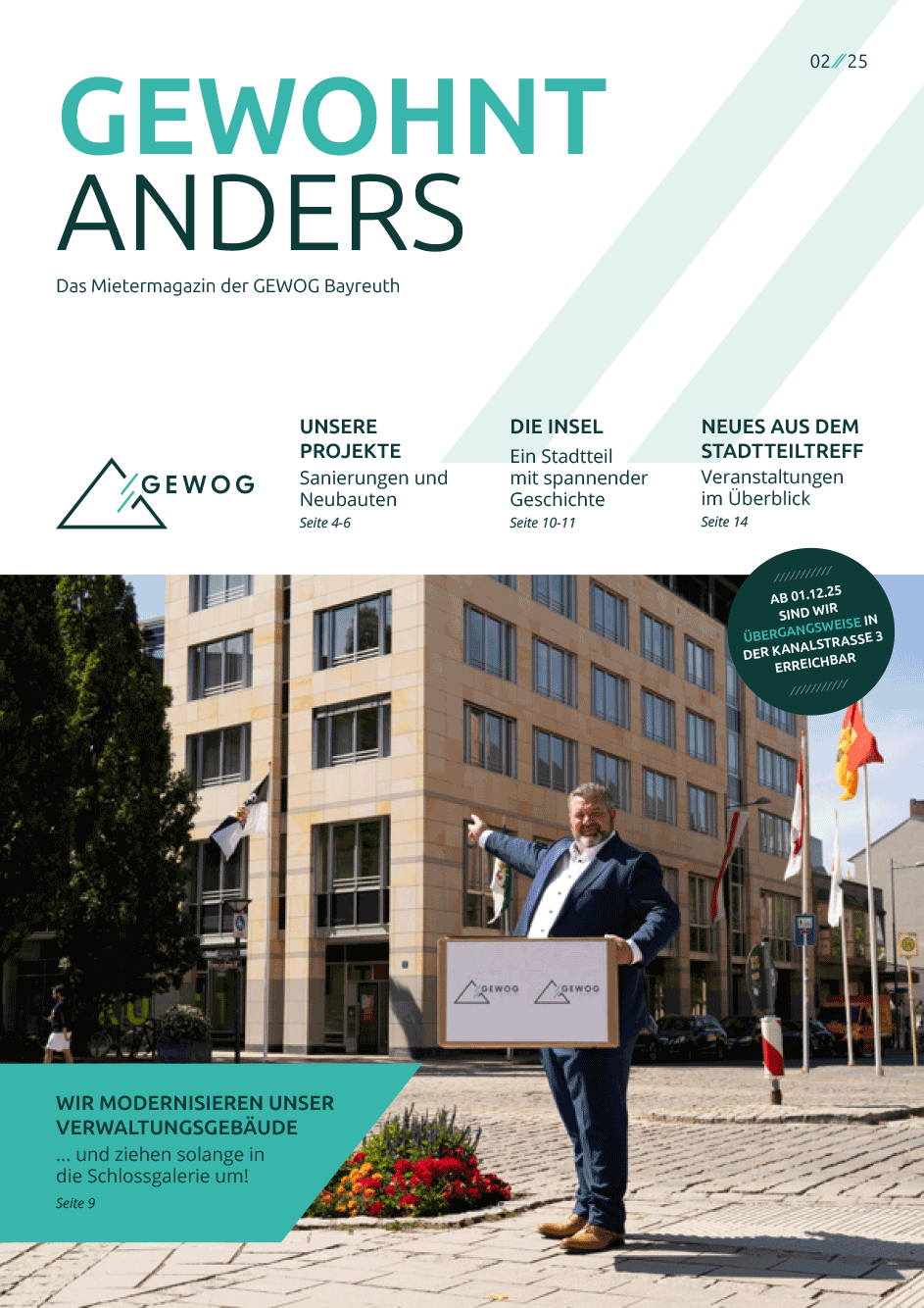 GEWOG Bayreuth – GEWOHNT ANDERS - das Mietermgazin